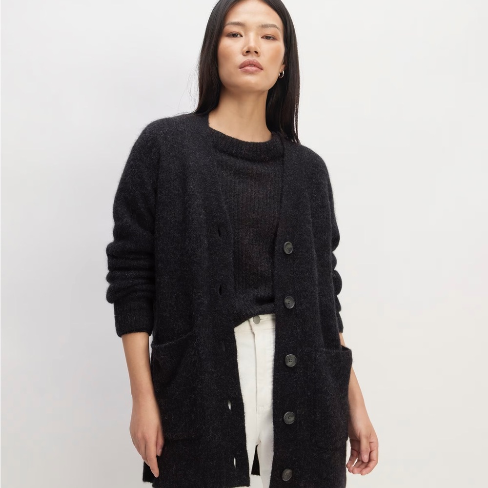 Everlane Alpaca Long Cardigan